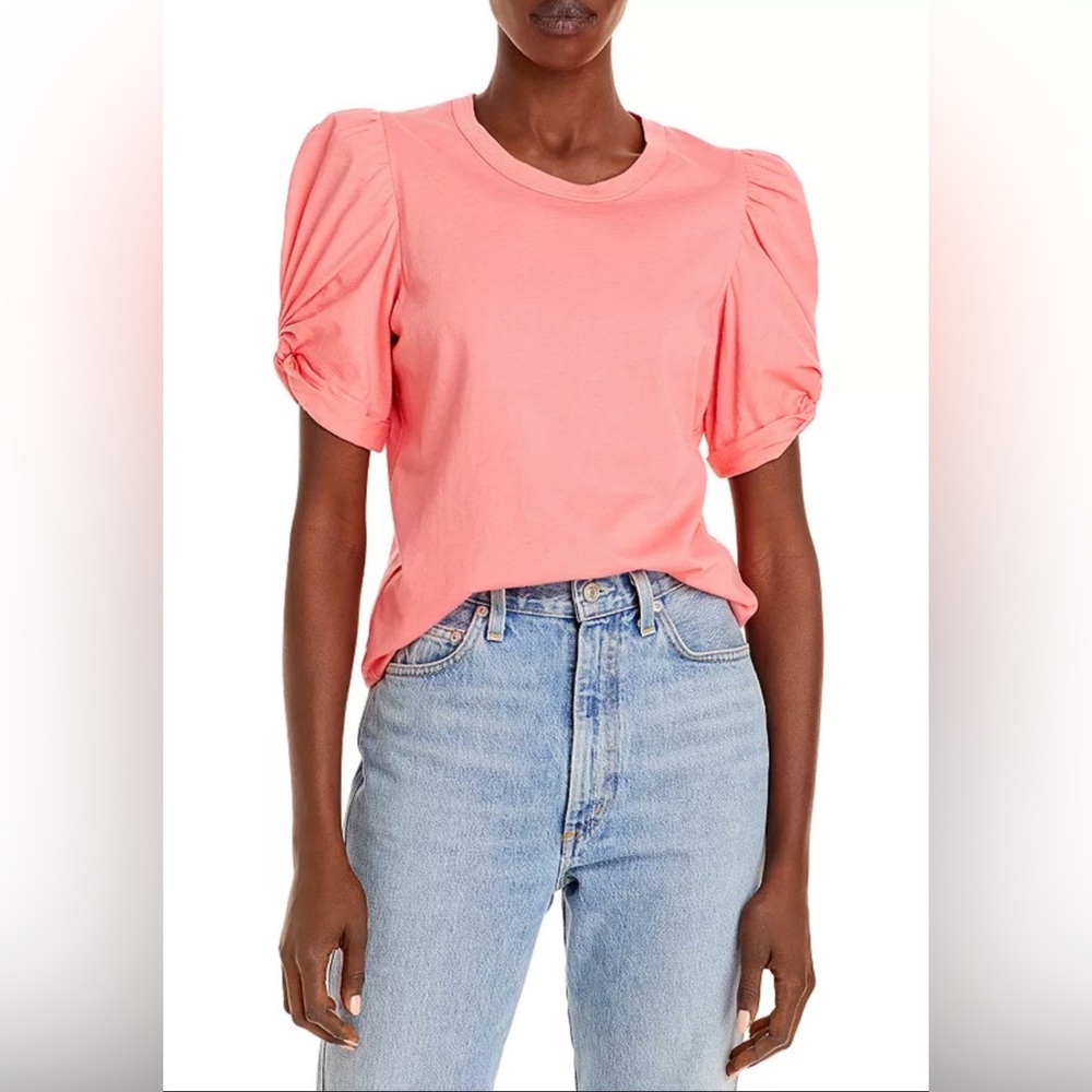 A.L.C. Coral Puff Sleeve Tee